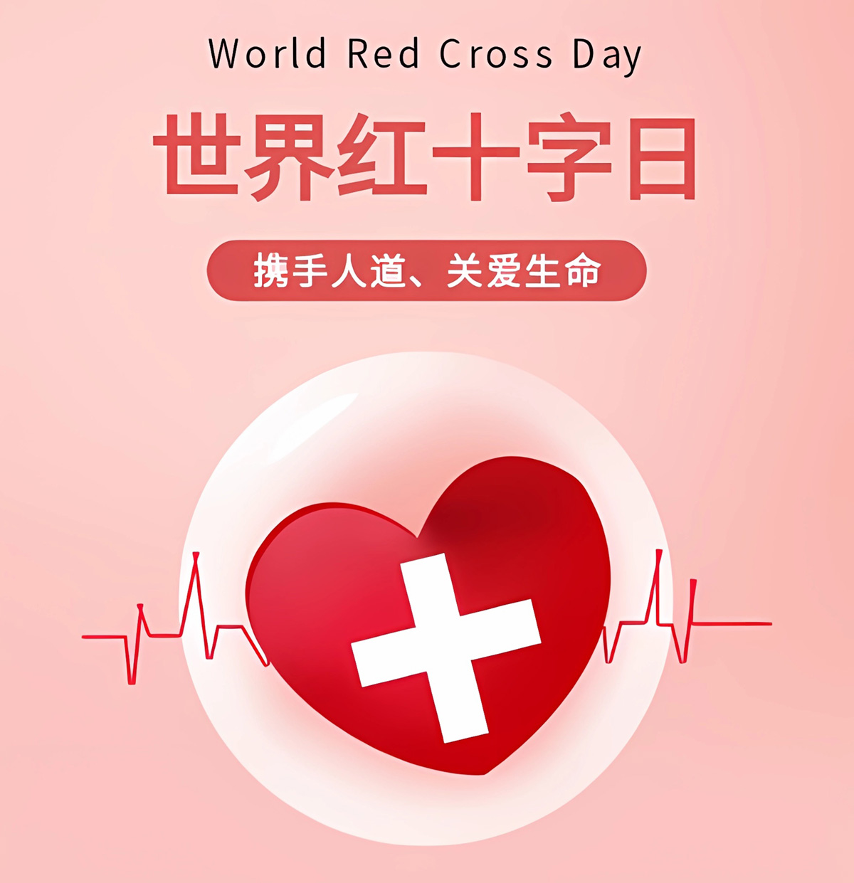 世界红十字日，一起守护生命与健康，以人道力量温暖世界